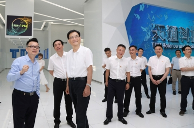 2020年6月16日時(shí)任浙江省委常委、統(tǒng)戰(zhàn)部部長(zhǎng)熊建平蒞臨天通