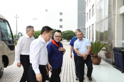 2021年5月11日時(shí)任浙江省委副書記、省長(zhǎng)鄭柵潔一行天通考察